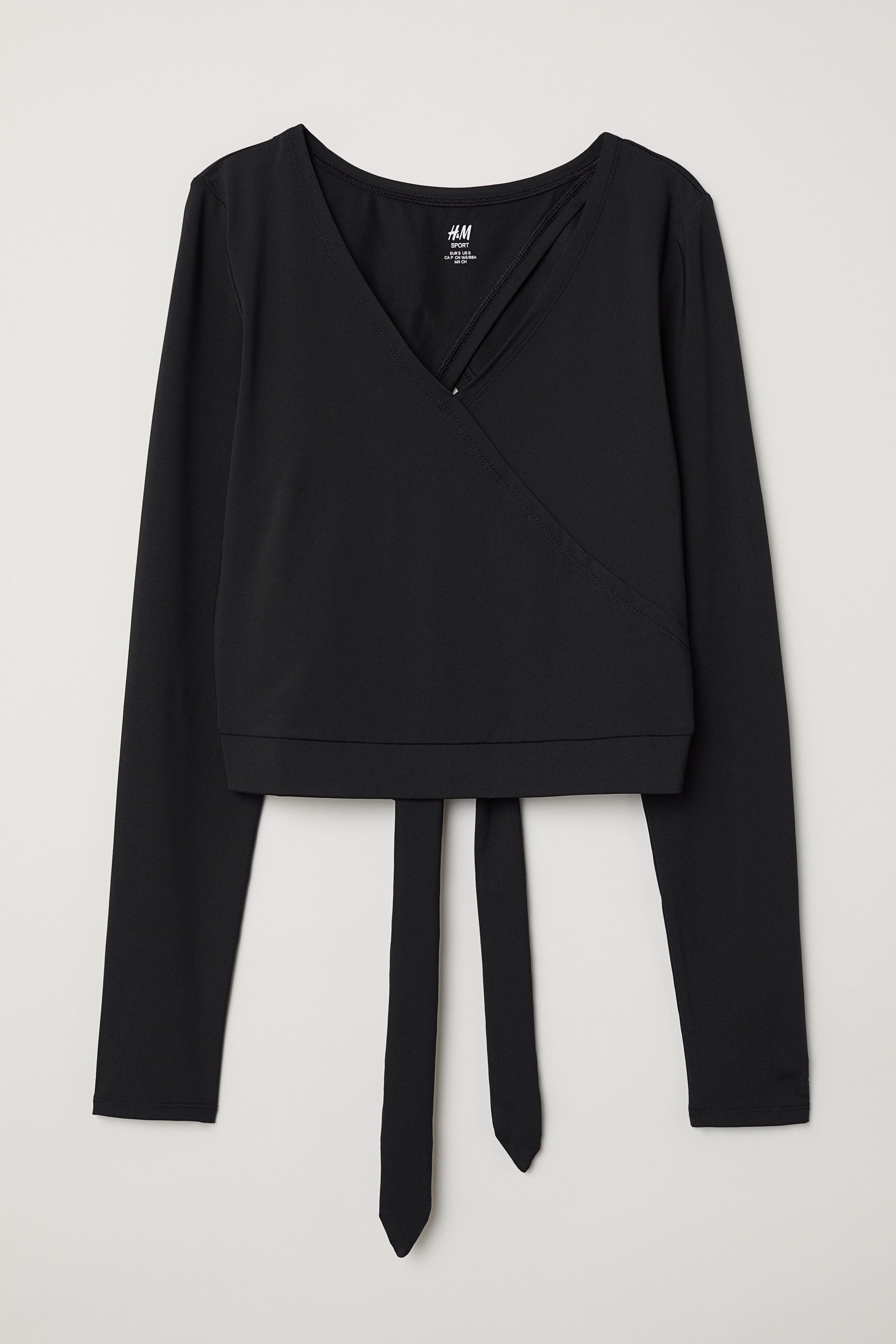 

Топ H&M 0647751-01  черный, Топ H&M 0647751-01 L черный