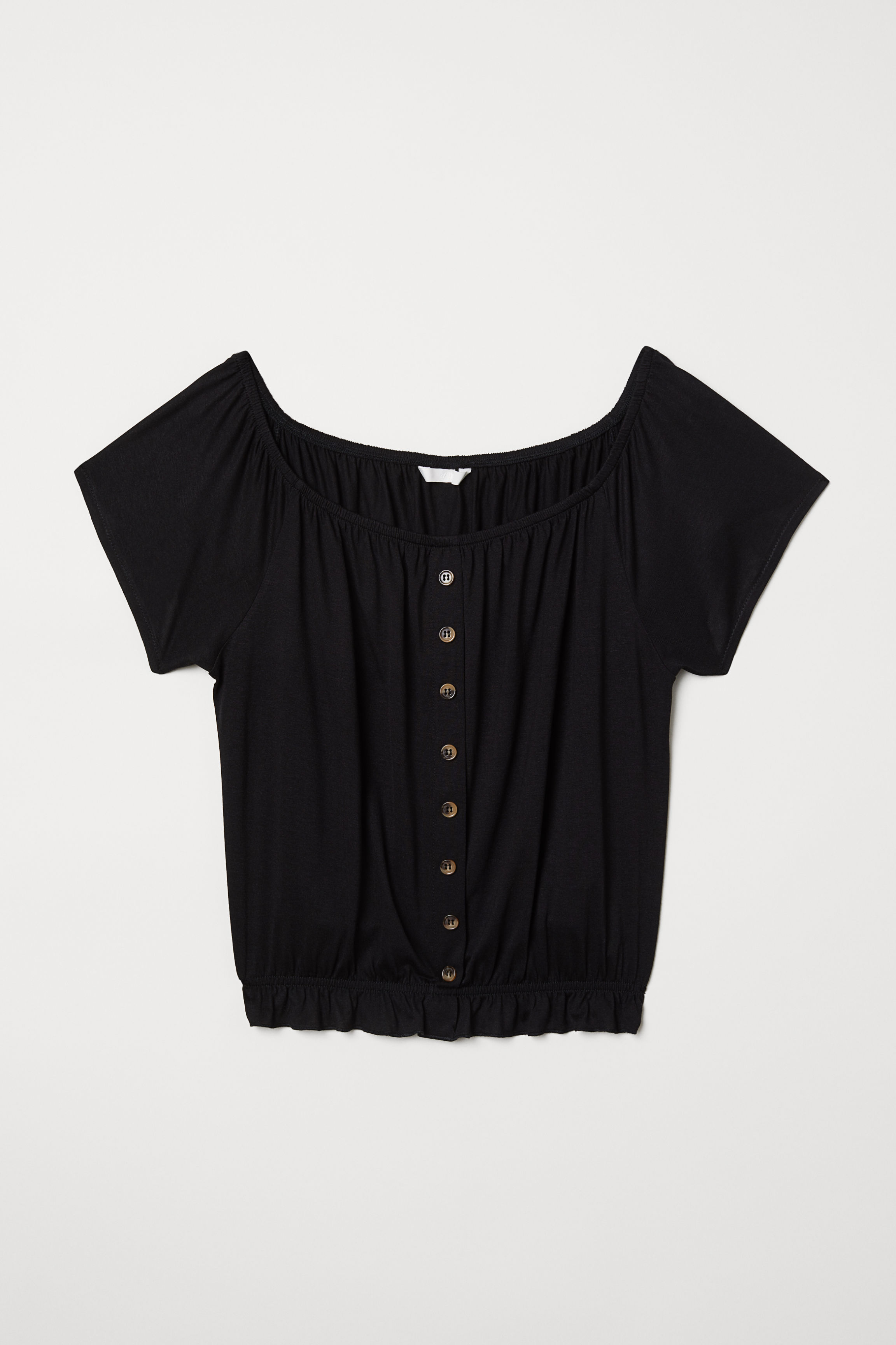 

Топ H&M 0695583  черный, Топ H&M 0695583 S черный