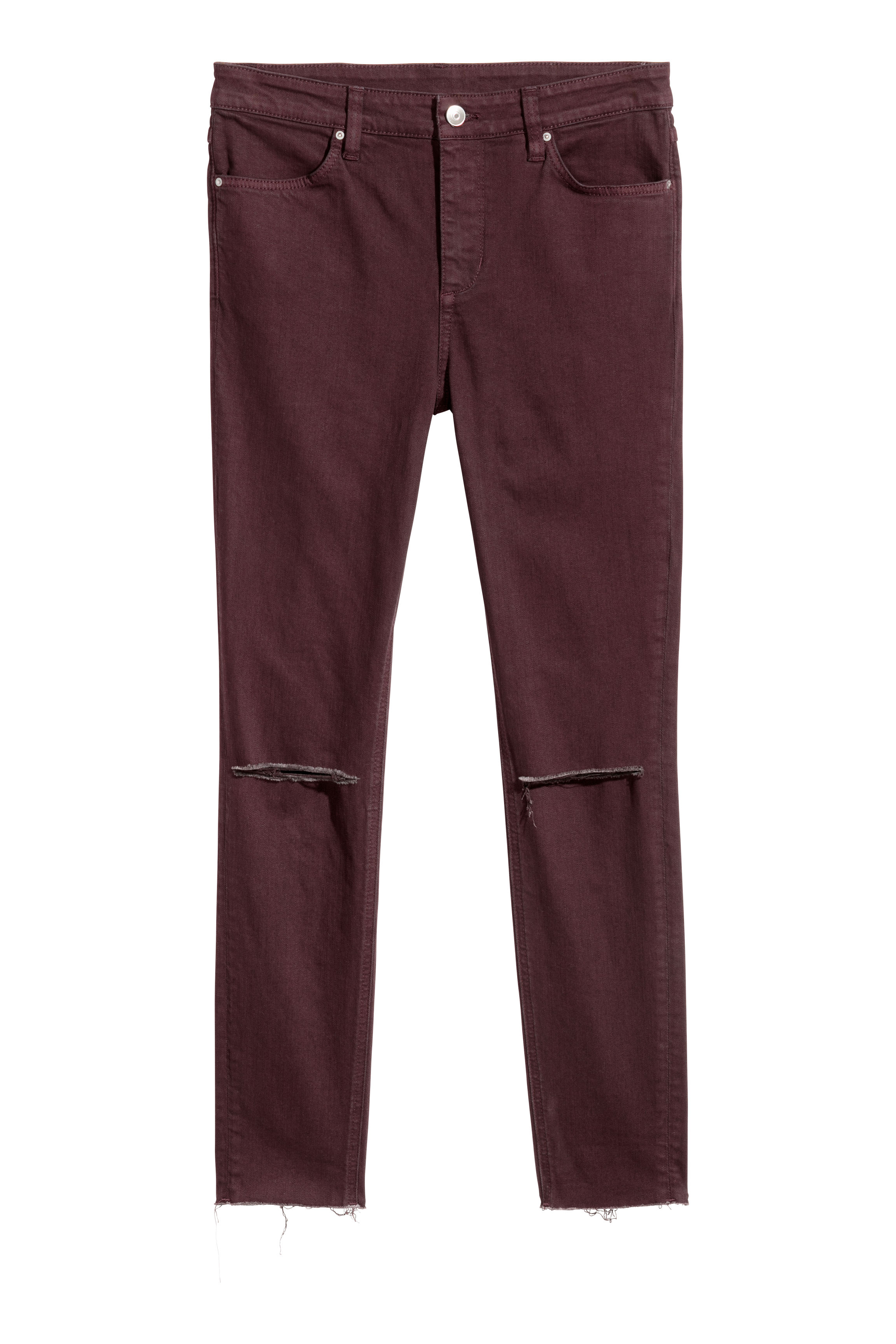 

Джинсы H&M 0252298-3532 36 бордовый