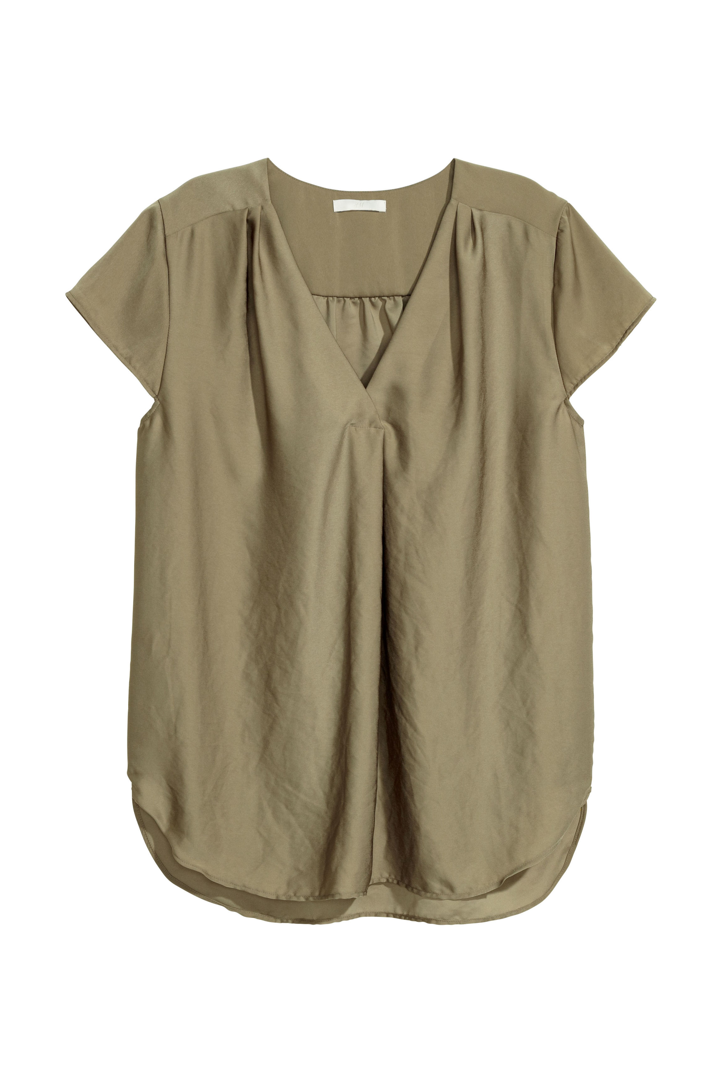 

Блуза H&M 0639574  хаки, Блуза H&M 0639574 34 хаки
