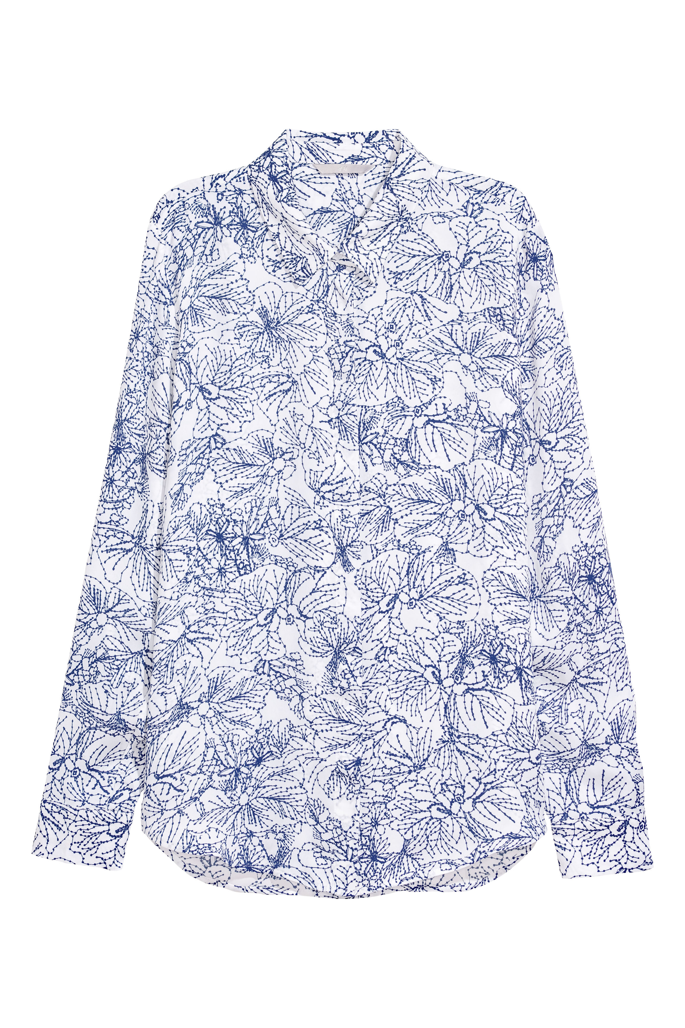 

Блуза H&M 0610730-5584  белый, Блуза H&M 0610730-5584 40 белый
