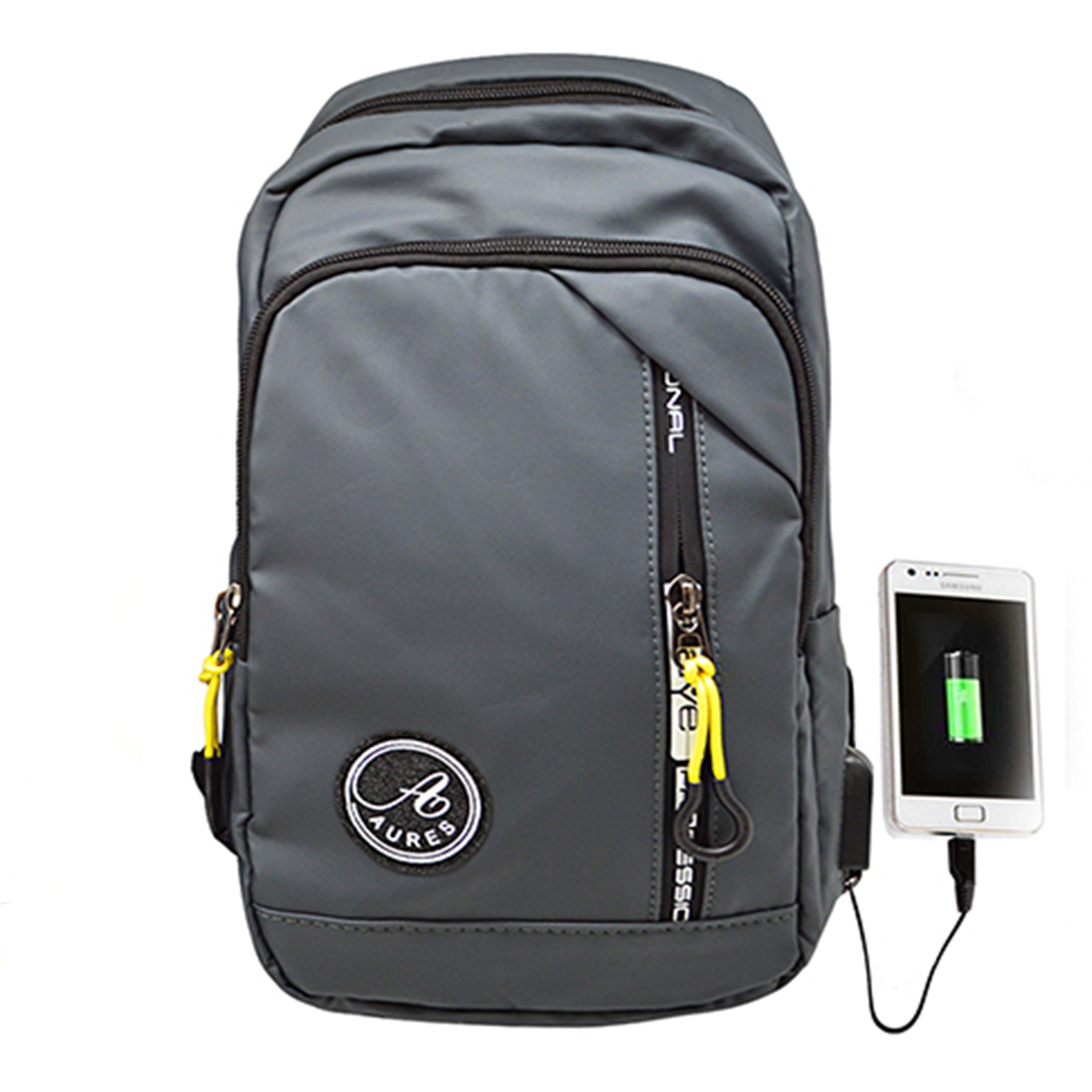 

Рюкзак с USB STENSON 18 х 14 х 30 см (571) Серый