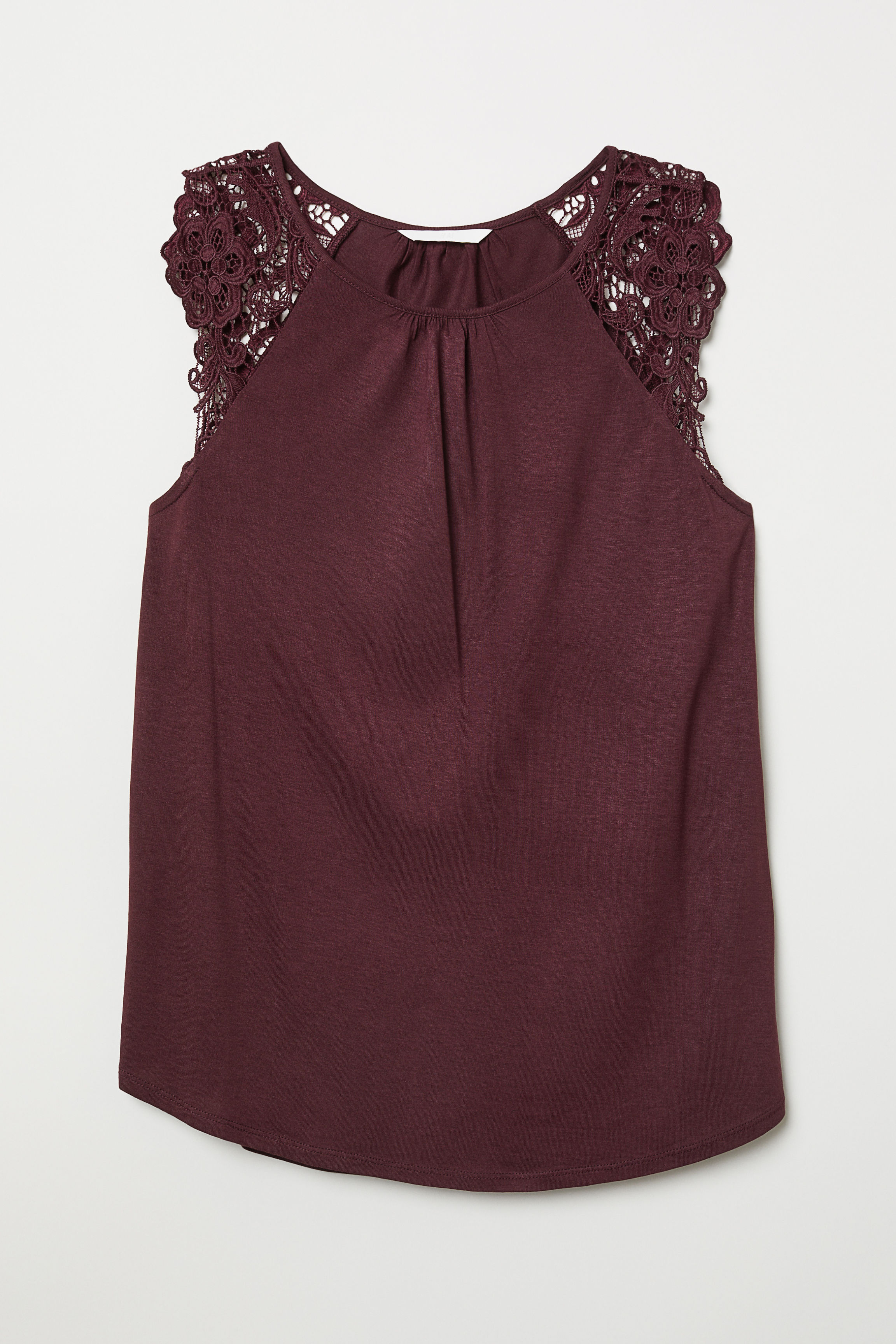 

Блуза H& 0615042-3532  бордовый, Блуза H&M 0615042-3532 M бордовый