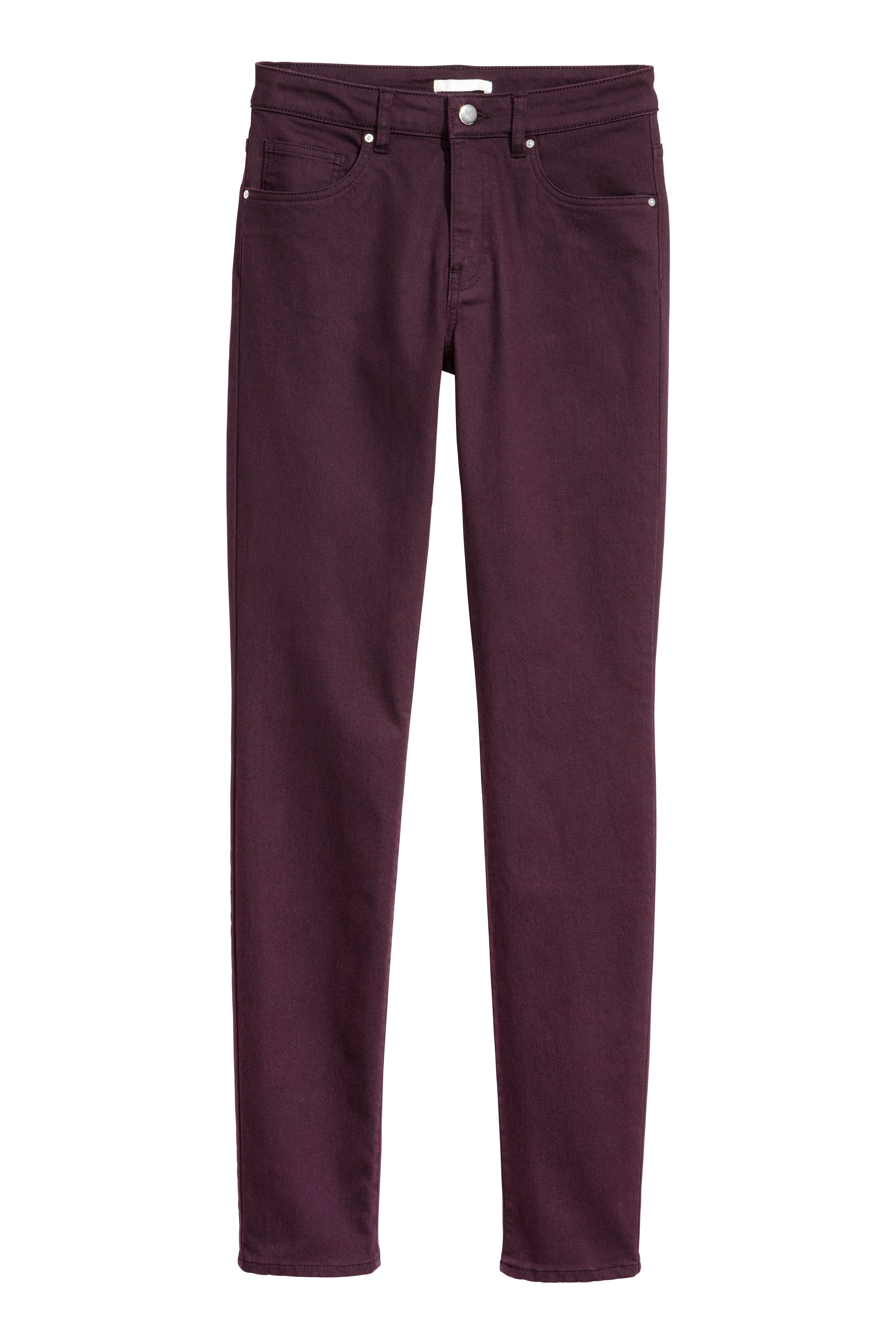 

Брюки H&M 0518328 38 бордовый