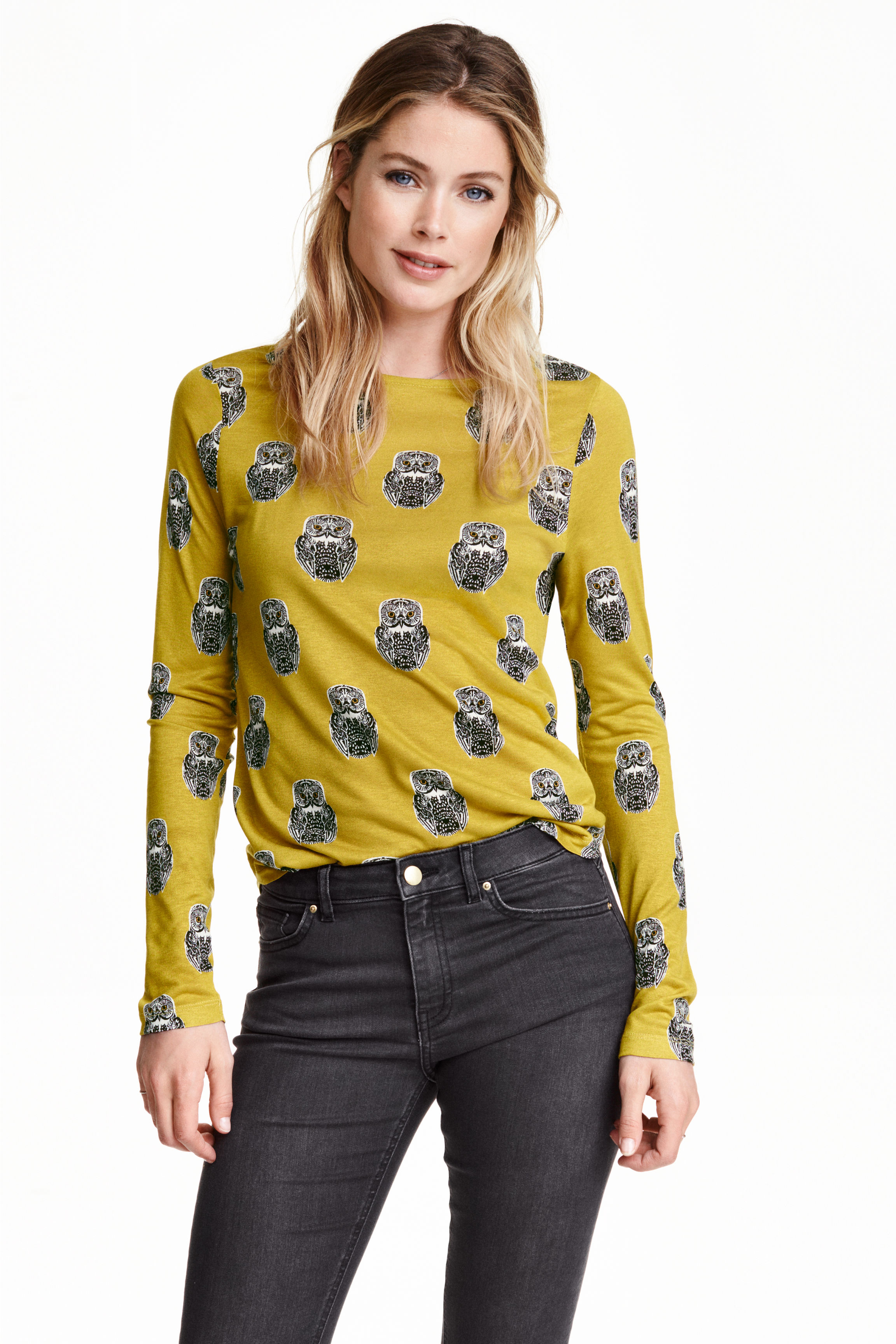 

Блуза H&M 0356181  желтый, Блуза H&M 0356181 XL желтый