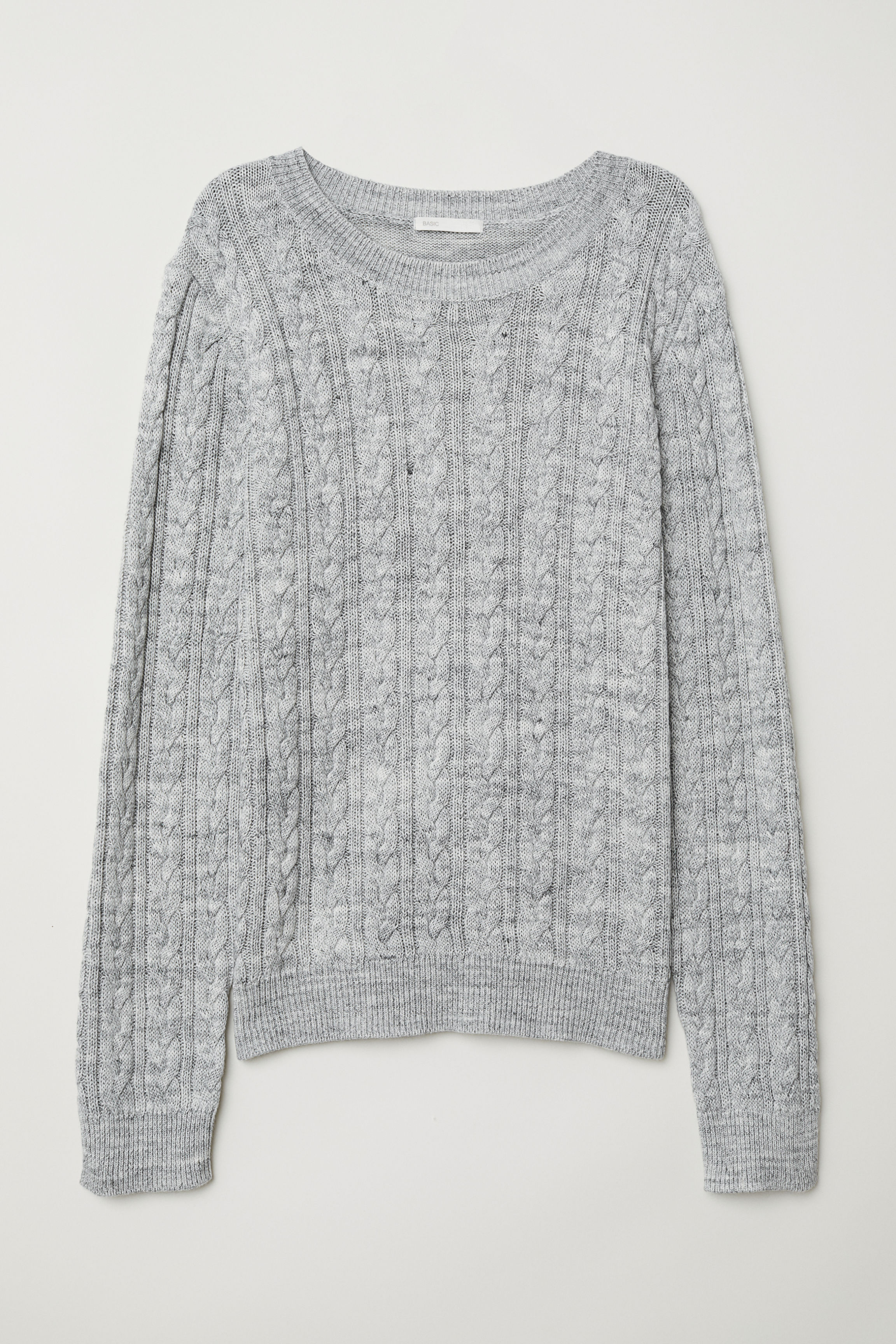 

Джемпер H&M 0504155-01 S серый