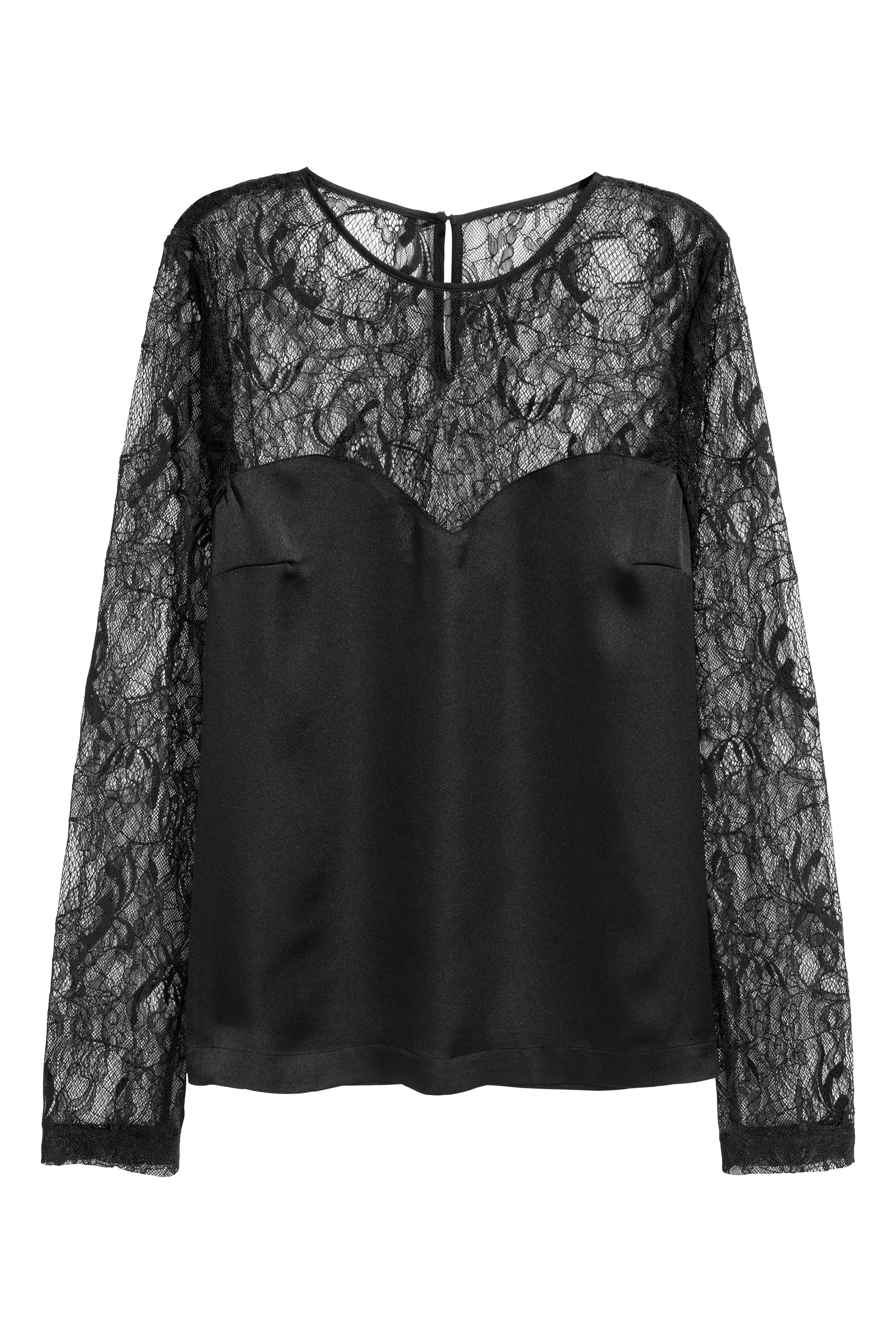 

Блуза H&M 0585656-3631  черный, Блуза H&M 0585656-3631 38 черный