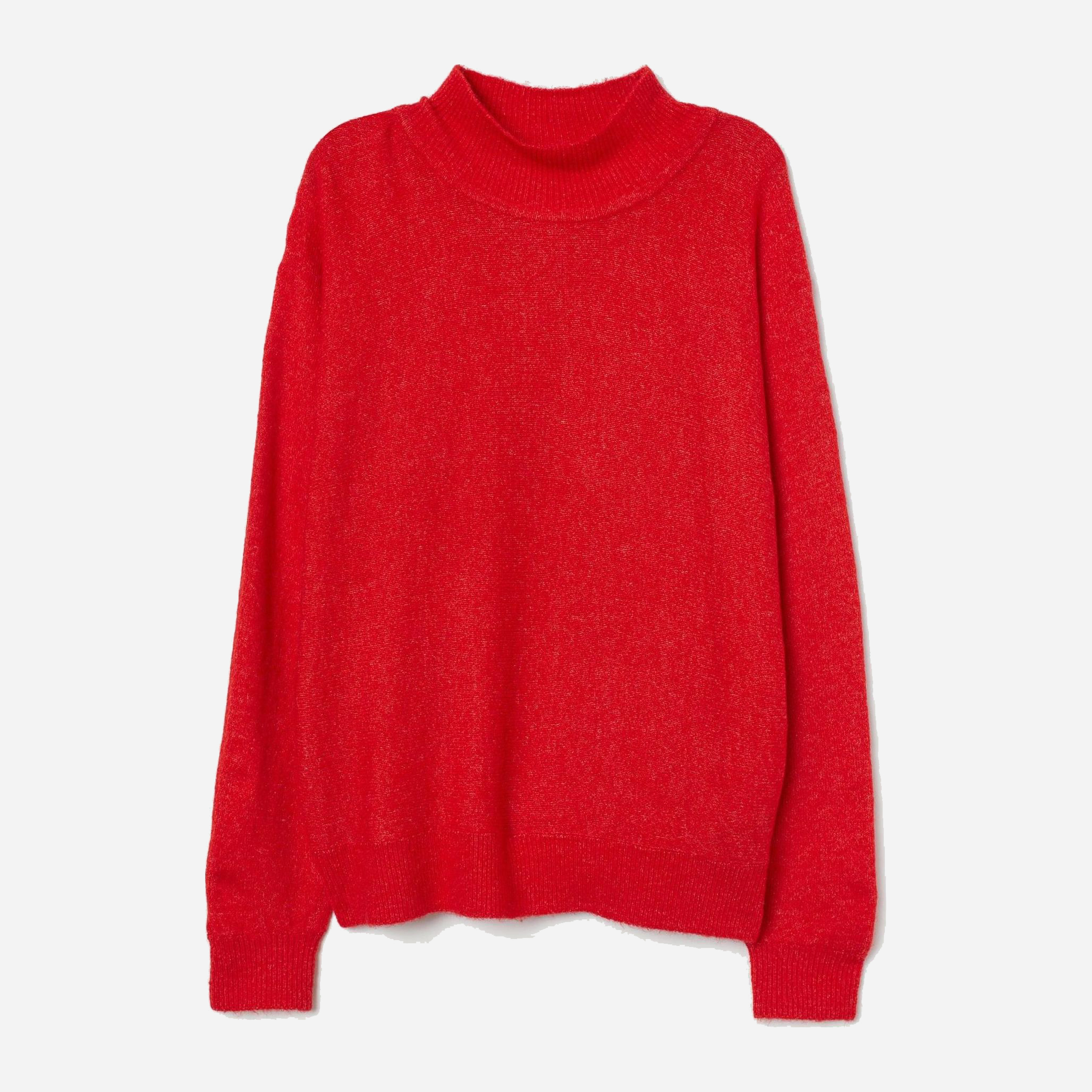 

Свитер H&M 7632800RP7 S Ярко-красный