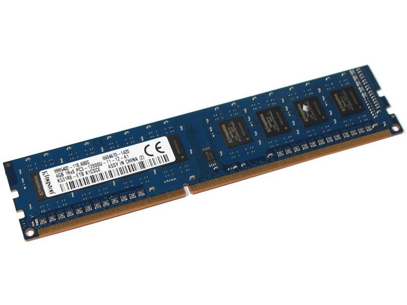 

Оперативная память Kingston DDR3 4Gb 1600MHz PC3-12800U CL11 1R8 (K531R8-ETB)