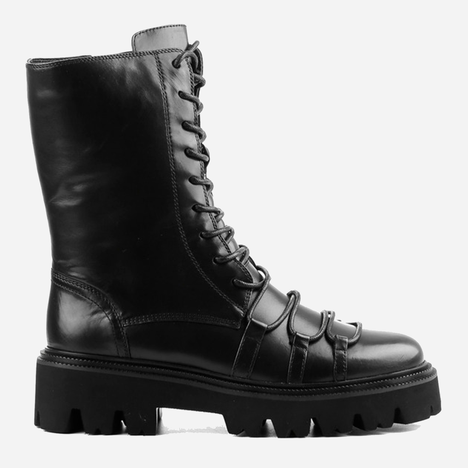 Акція на Жіночі зимові черевики високі Le'BERDES 00000013873 37 24 см Чорні від Rozetka