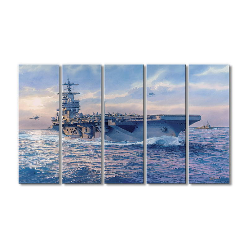 

Модульная картина Artel «Военно-морской авианосец» 5 модулей 120x180 см