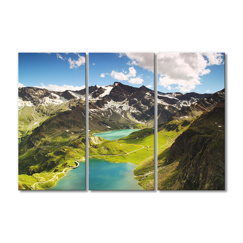 

Модульная картина Artel «Вид с воздуха на горы» 3 модуля 120x180 см