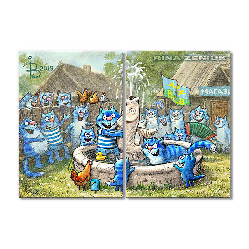 

Модульная картина Artel «ВДВ» 2 модуля 80x120 см