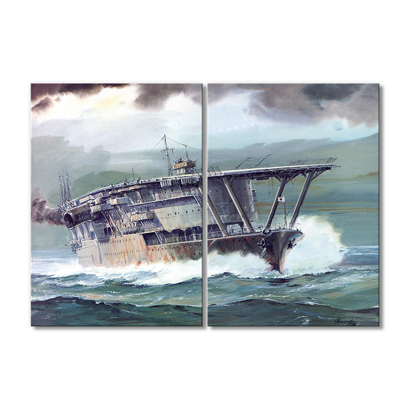 

Модульная картина Artel «Военный корабль и волны» 2 модуля 80x120 см
