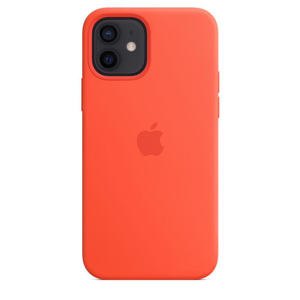 

Чехол Silicone Case для iPhone 12 | 12 Pro Electric Orange with MagSafe (iS)