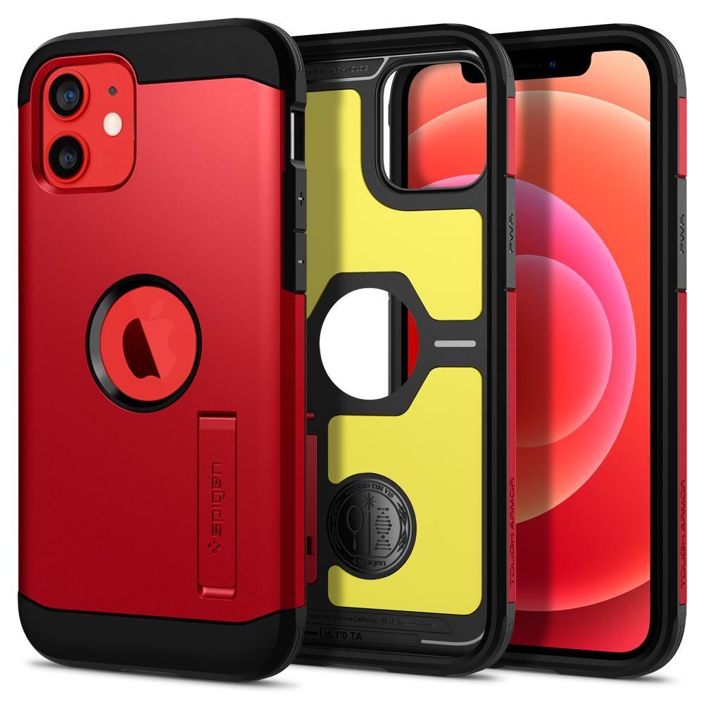 

Чехол Spigen для iPhone 12 | 12 Pro Tough Armor Red