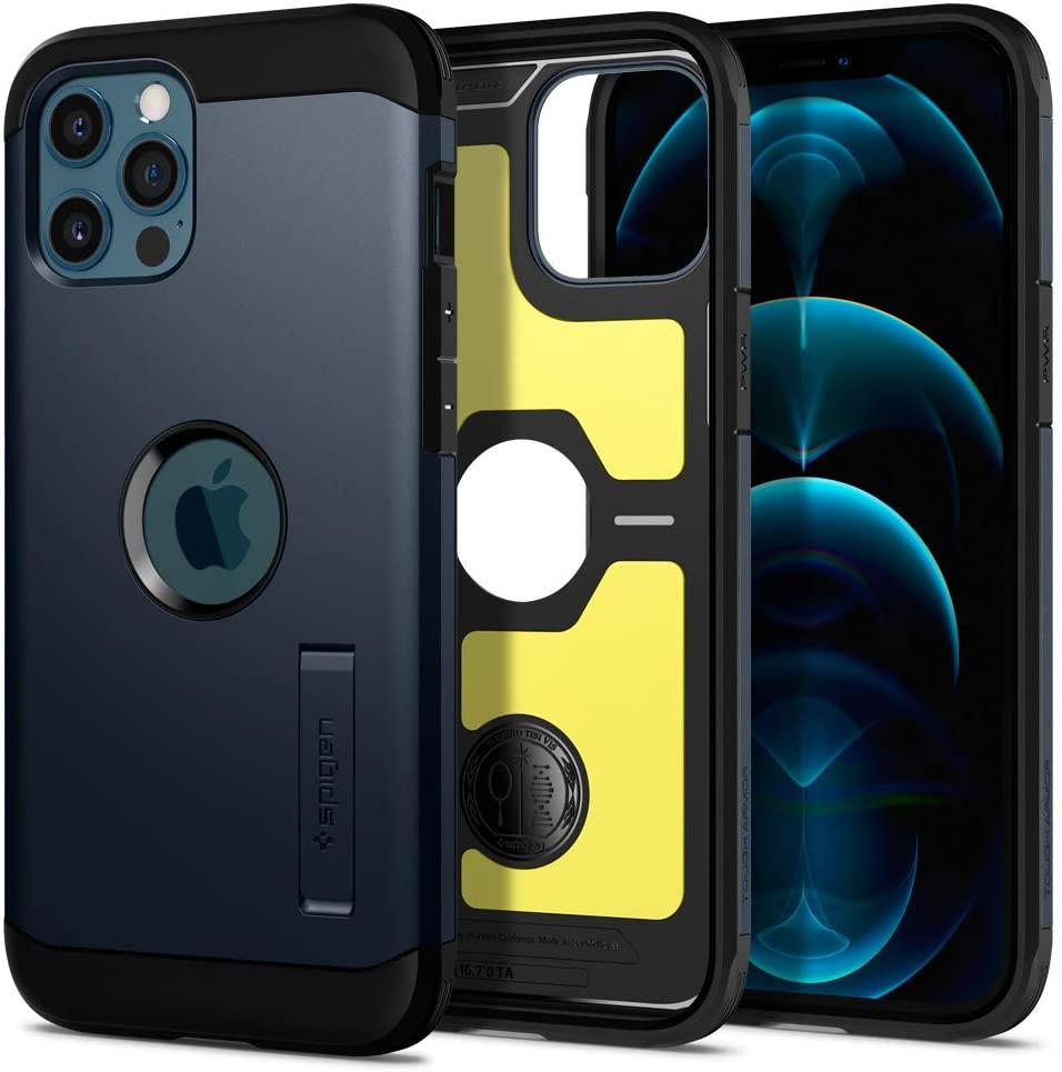 

Чехол Spigen для iPhone 12 Pro Max Tough Armor Metal Slate