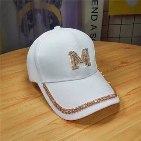 

Женская кепка - бейсболка - M Diamond H1011 White