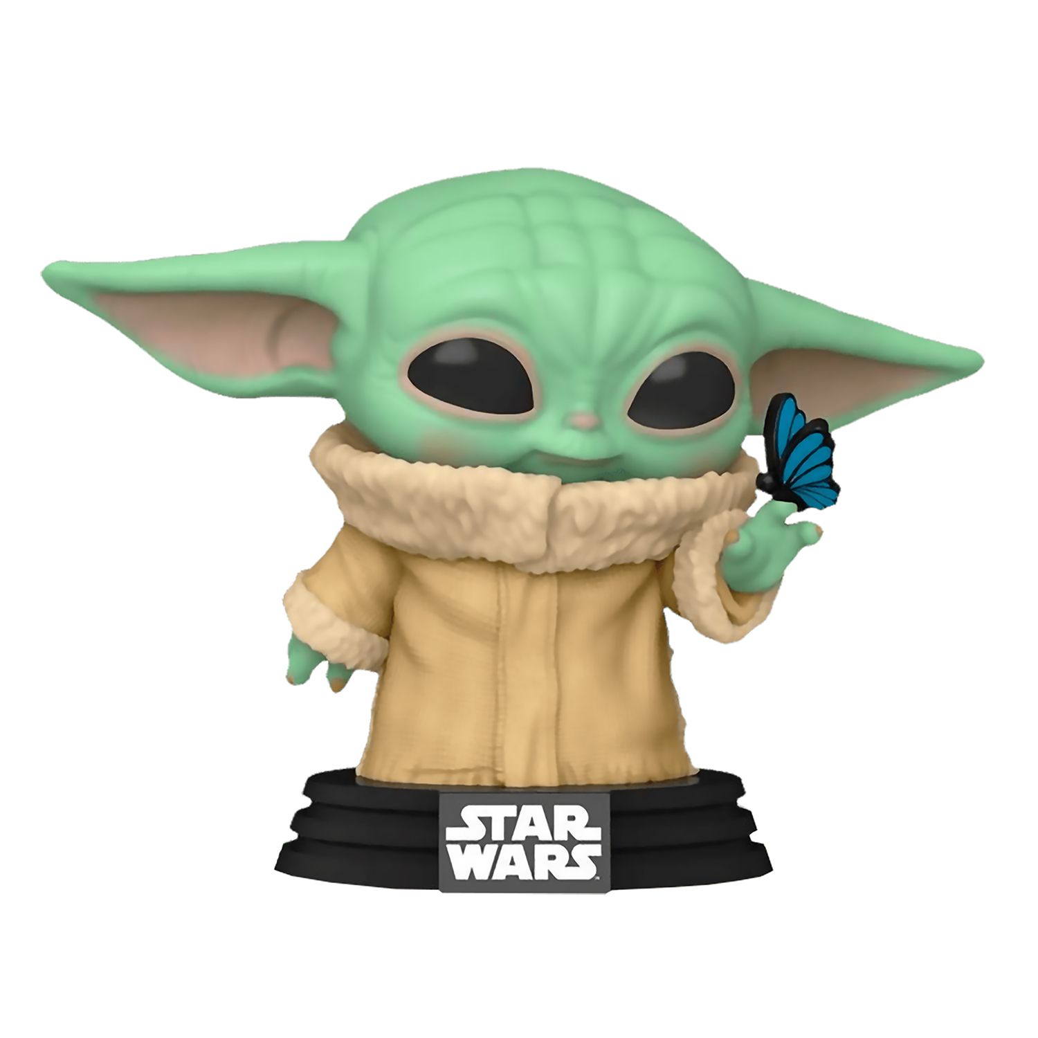 

Funko Коллекционная фигурка Funko POP! Bobble Star Wars Mandalorian Child w/ Butterfly (Exc) 54529
