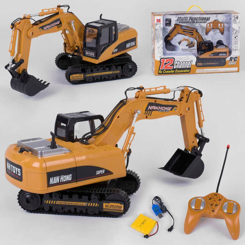 

Экскаватор на р/у 615 свет,звук, аккум.4.8 V