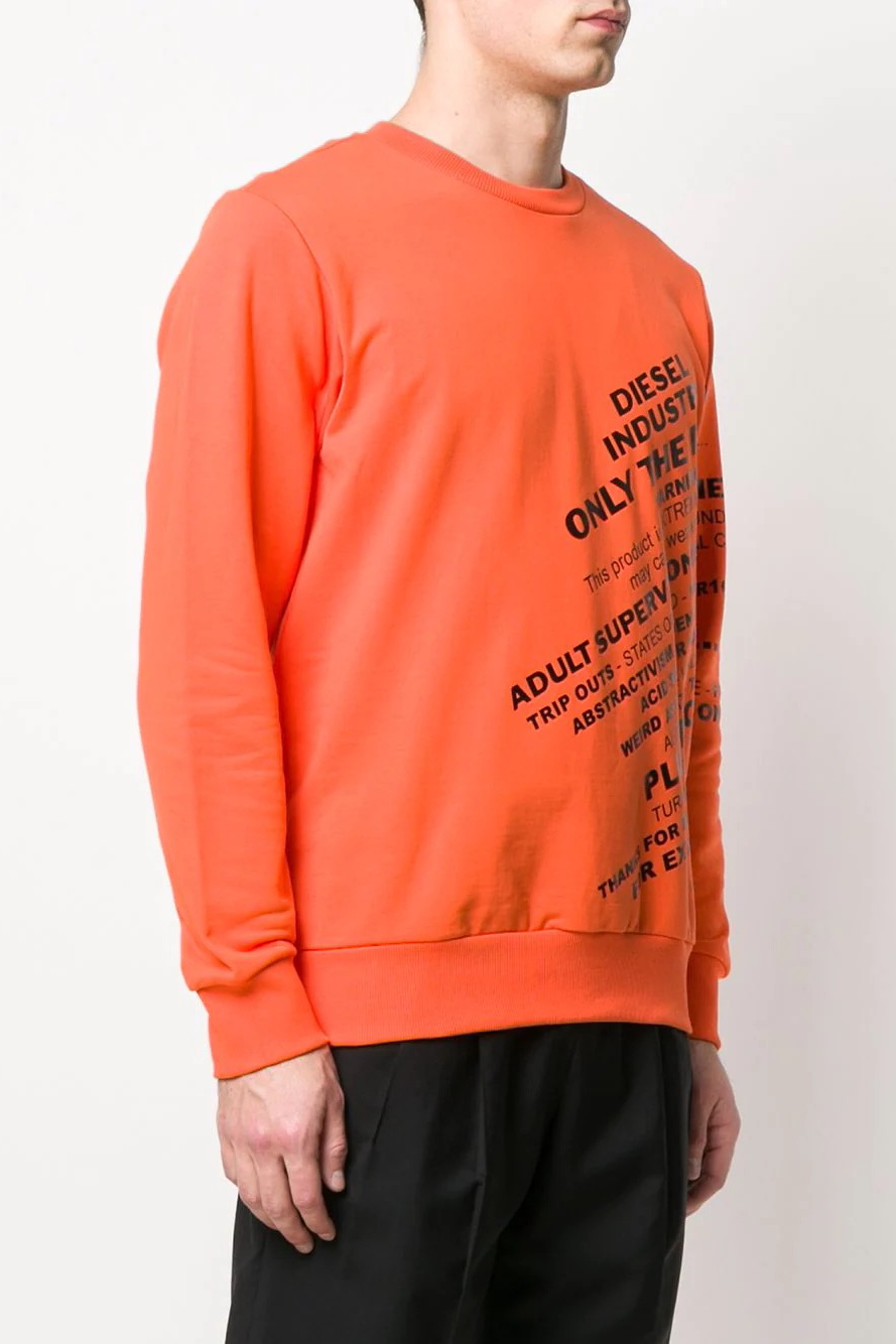 

Свитшот Diesel Orange 2XS оранжевый