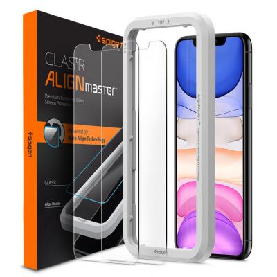 

Стекло защитное Spigen для iPhone 11/XR AlignMaster Glas tR, 2 pack