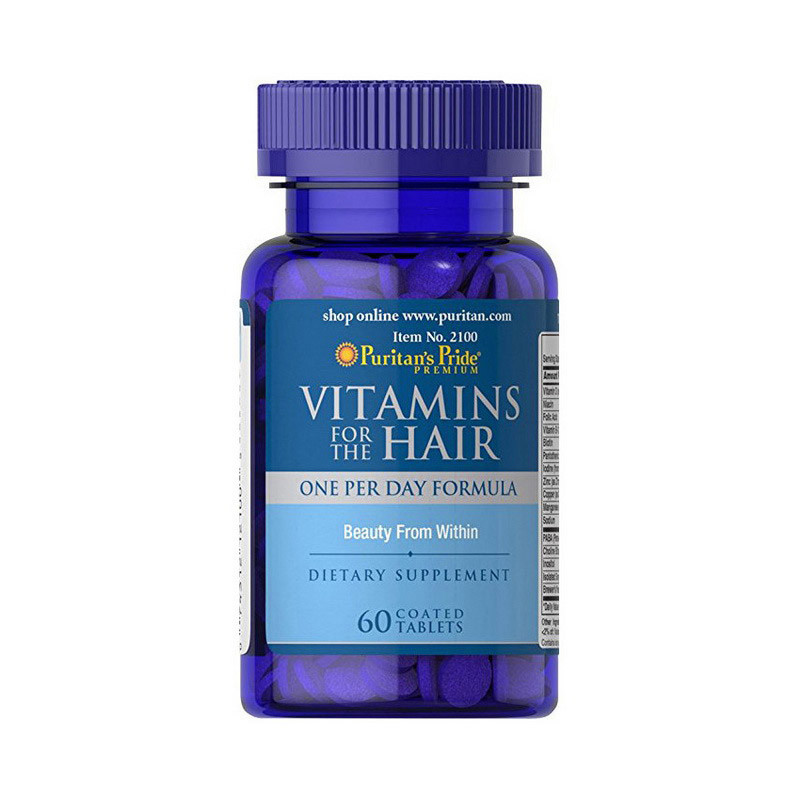 

Витамины и минералы Puritans Pride Vitamins for the Hair 60 таблеток (445230-1)