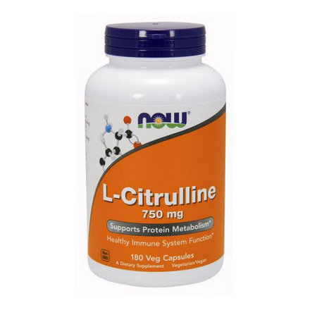 

L-Цитруллин Now Foods L-Citrulline 750 мг 180 вег. капсул (444215)