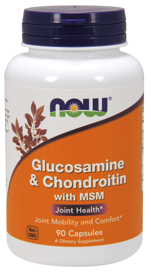 

Глюкозамин & Хондротин с МСМ Now Foods Glucosamine & Chondroitin with MSM 90 капсул (445587)