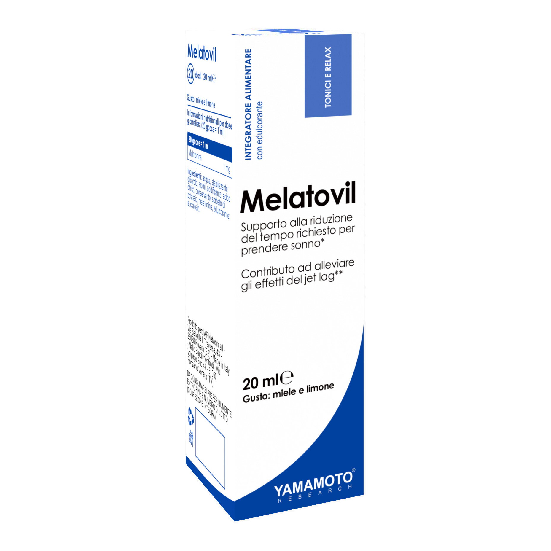 

Витамины и минералы Yamamoto Nutrition Melatovil 20 мл Мед-лимон (445488)