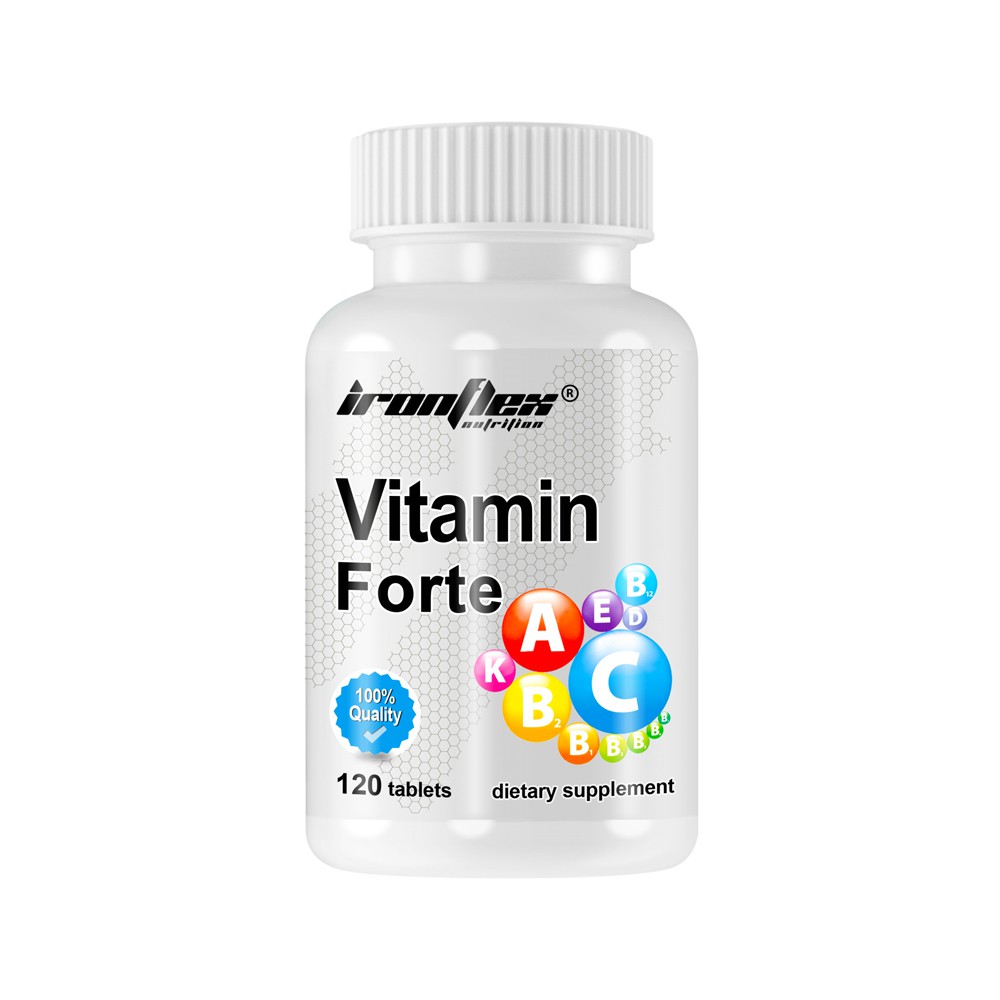 

Витамины и минералы IronFlex Vitamin Forte 120 таблеток (444832)