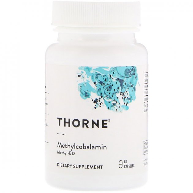 

Метилкобаламин Thorne Research Methylcobalamin 1000 мкг 60 капсул (446171)