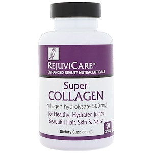 

Препараты для восстановления суставов и связок Rejuvicare Super Collagen Collagen Hydrolysate 500 мг 90 капсул (446505)