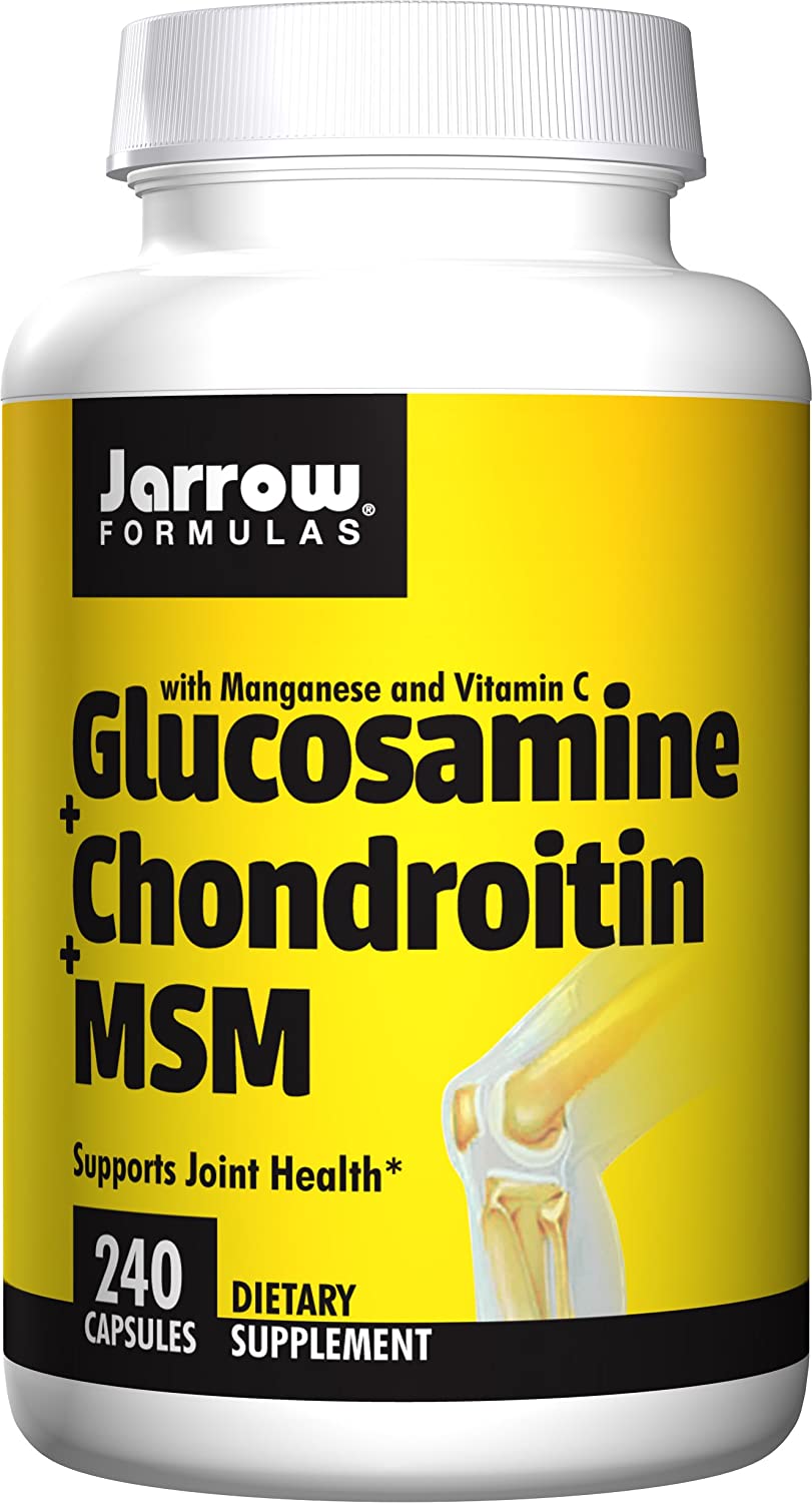 

Препараты для восстановления суставов и связок Jarrow Formulas Glucosamine&Chondroitin+ MSM 240 капсул (446455)