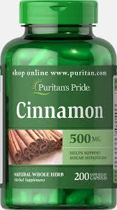 

Витамины и минералы Puritans Pride Cinnamon 500 мг 200 капсул (445045)