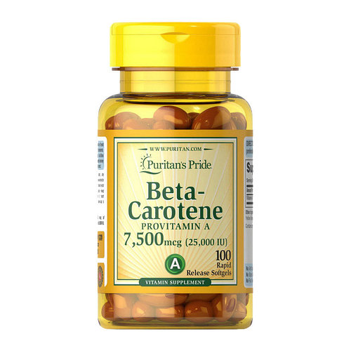 

Витамины и минералы Puritans Pride Beta-Carotine 7500 мкг 100 капсул (445026)