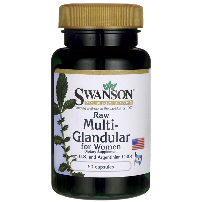 

Витамины и минералы Swanson Multi-Glandular For Women 60 капсул (445383)
