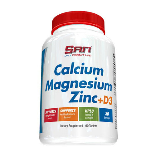 

Магний SAN CALCIUM MAGNESIUM ZINK +VIT D3 90 таблеток (446140)