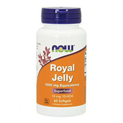 

Витамины и минералы Now Foods Royal Jelly 1000 мг Eguivalency 60 гель. капсул (444933)