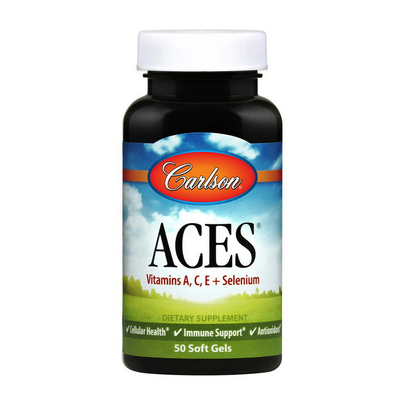 

Витамины и минералы Carlson Labs ACES Vitamins A C E + Selenium 50 гель. капсул (444748)