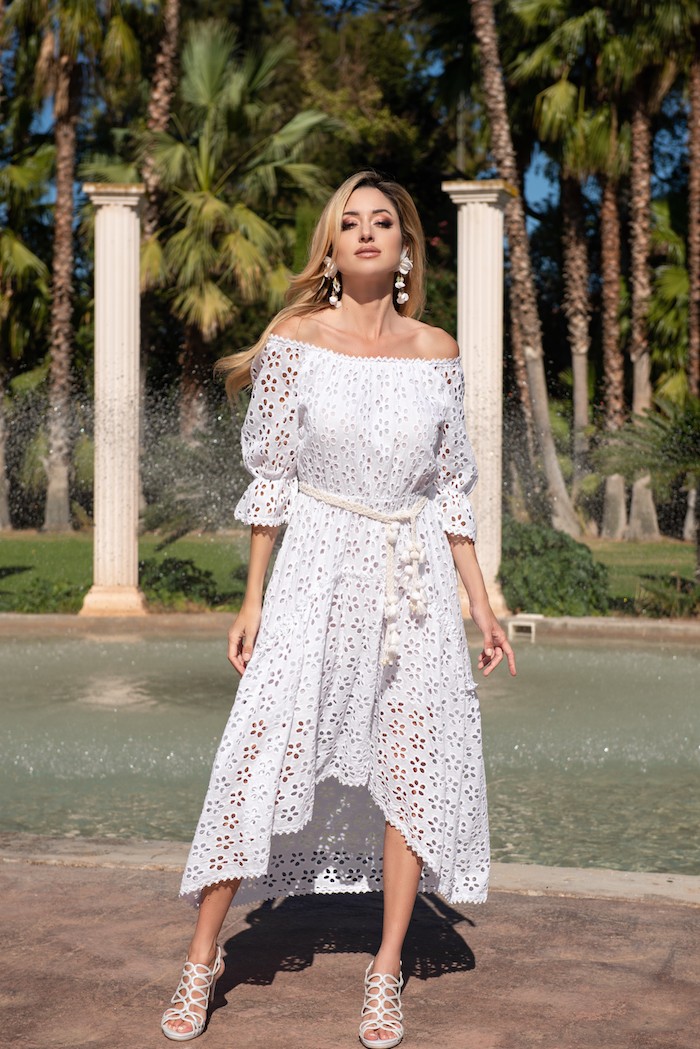

Вышитое пляжное платье Fresh Cotton 21F-041/1C () Белый, Вышитое пляжное платье Fresh Cotton 21F-041/1C 48(XL) Белый