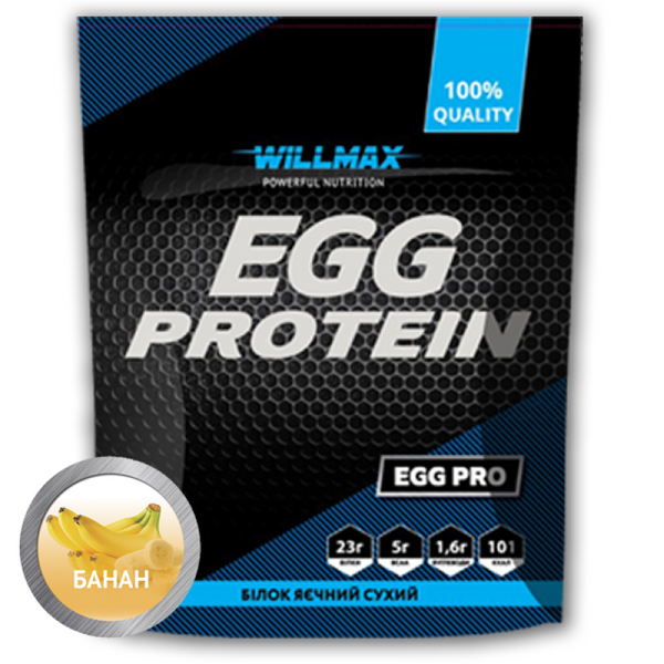 

Протеин Willmax Egg Protein 900 грамм банан (447048-2)