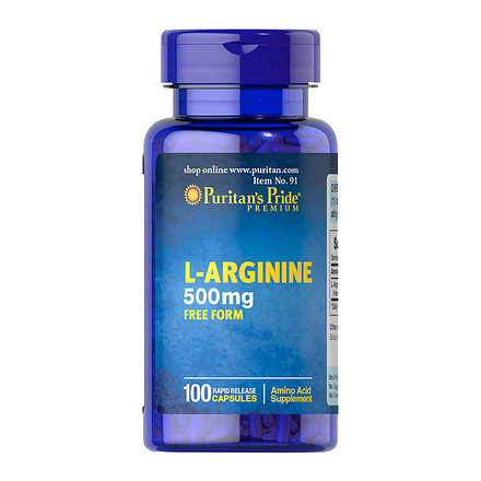 

Аминокислоты Solgar L-Arginine 500 мг 100 вег. капсул (444323)