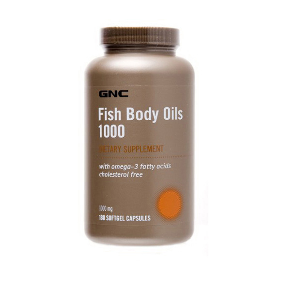 

Рыбий жир GNC Fish Body Oils 1000 180 гель. капсул (447105)