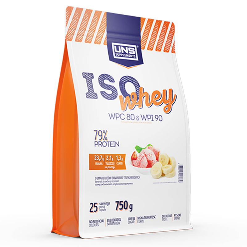 

Протеин UNS Iso Whey 750 грамм Мороженое с бананом и клубникой (447018-7)