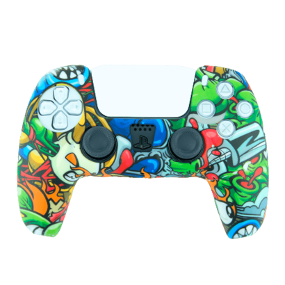 

Чехол Силиконовый RMC PlayStation 5 Graffite Skulls Dualsense Новое