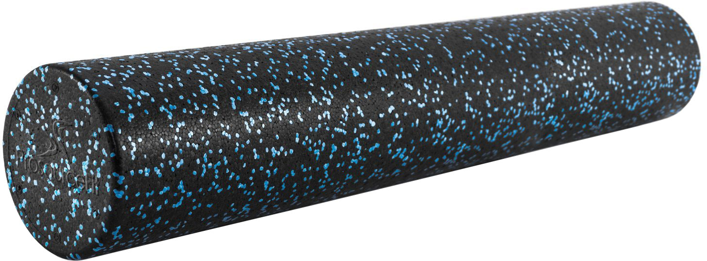 

Ролик массажный повышенной плотности ProSource High Density Speckled Foam Roller 91x15 см Чёрный с синим (PS-2063-blue)