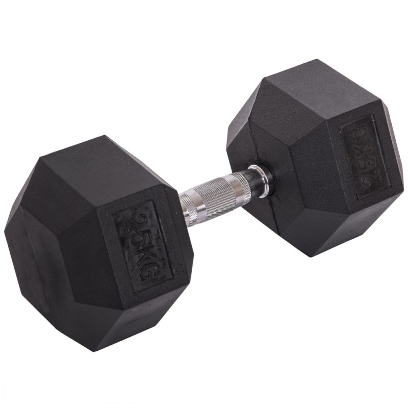 

Гантель цельная шестигранная Zelart 1х25кг, код: TA-2679-25-S52