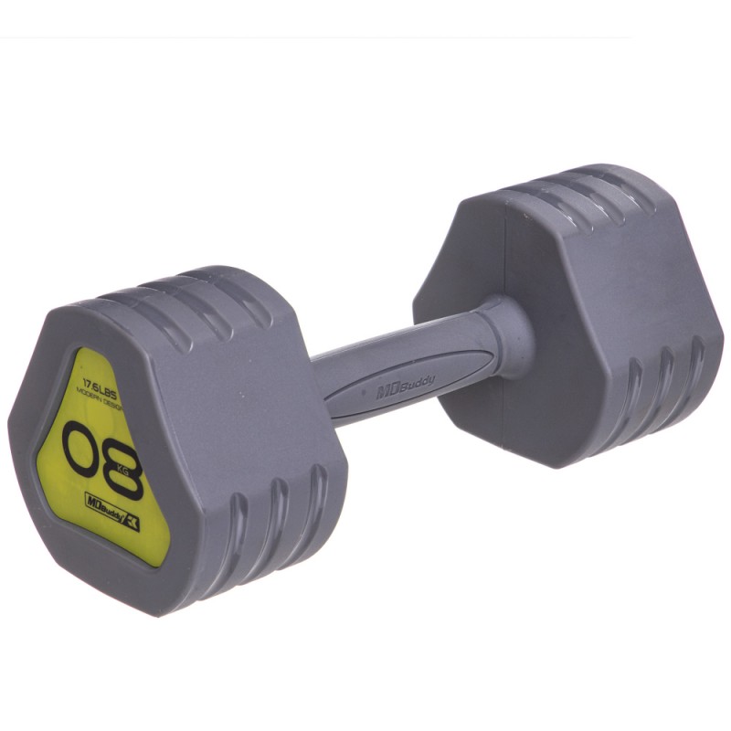 

Гантель Zelart 1х8кг, серый, код: TA-2678-8-S52