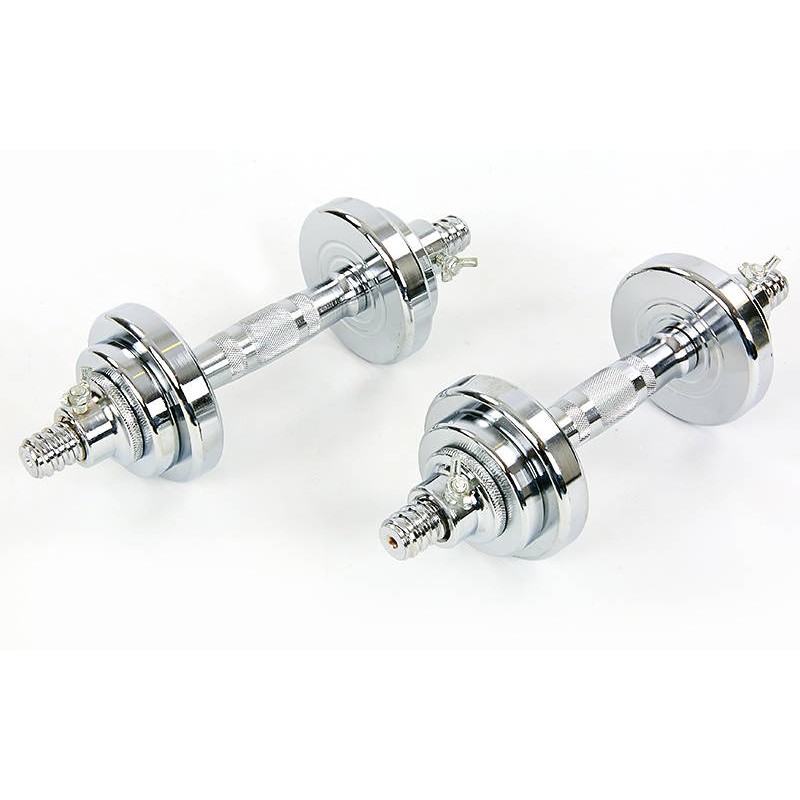 

Гантели разборные хромированные CrossGym 2х5 кг, код: TA-8059-10